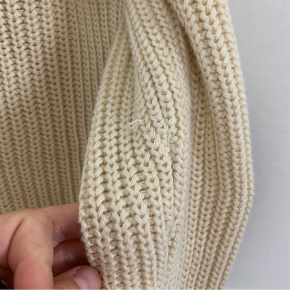 Alex Mill Turtleneck Cotton Cashmere Knit Sweater Womens XS Classic Cream Soft - Picture 15 of 17